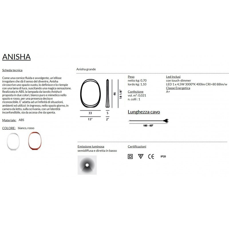 Foscarini Anisha Grande Tavolo