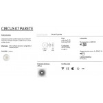 Foscarini Circus 07 Piccola Parete Soffitto Bianco Lucido