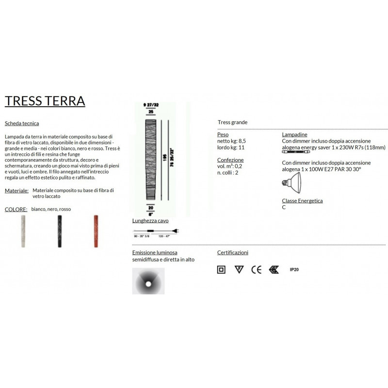 Foscarini Tress Terra Media