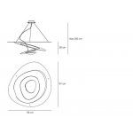 ARTEMIDE PIRCE SOSPENSIONE - SCHEDA TECNICA
