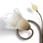 APPLIQUE CLASSICA 2 LUCI STILE FERRO BATTUTO OTTONE RAME APPLIQUE CLASSICA 2 LUCI STILE FERRO BATTUTO OTTONE RAME