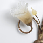 APPLIQUE CLASSICA 3 LUCI STILE FERRO BATTUTO OTTONE-RAME