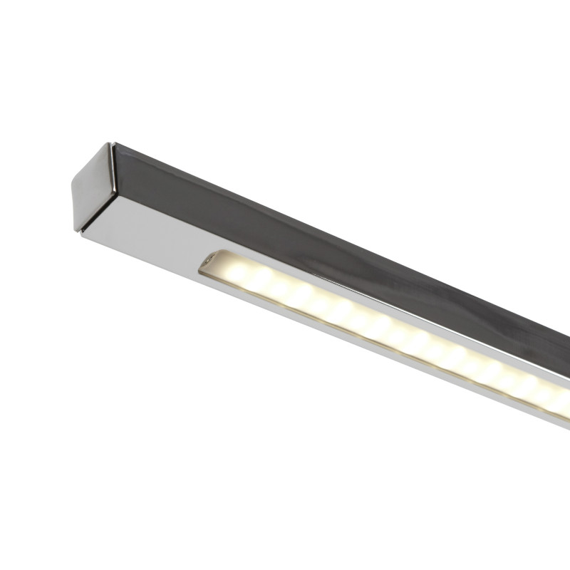 LINEA 2 cromo - Lampada parete applique LED 16W alta potenza per specchi e quadri