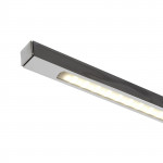 LINEA 2 cromo - Lampada parete applique LED 16W alta potenza per specchi e quadri