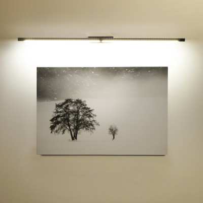 Linea 2 Cromo Applique Led 19w Per Specchi E Quadri