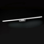LINEA 2 cromo - Lampada parete applique LED 16W alta potenza per specchi e quadri
