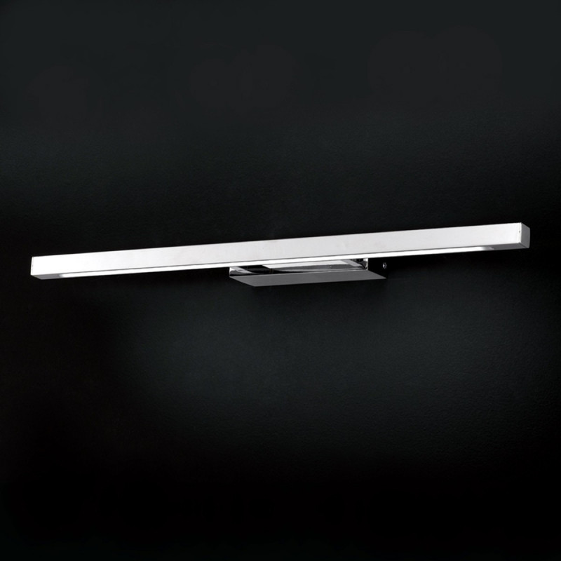 LINEA CROMO APPLIQUE LED 9.5 W LINEARE PER QUADRI E SPECCHI