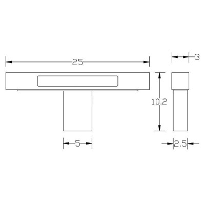 Compact Led Applique Led moderna minimale Biemissione 7W...