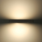 COMPACT LED APPLIQUE BIEMISSIONE LUCE CALDA ACCESA