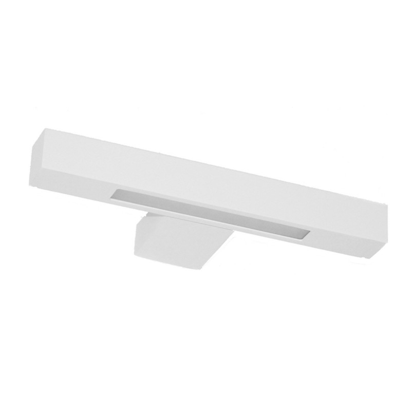 COMPACT LED BIANCO OPACO APPLIQUE BIEMISSIONE