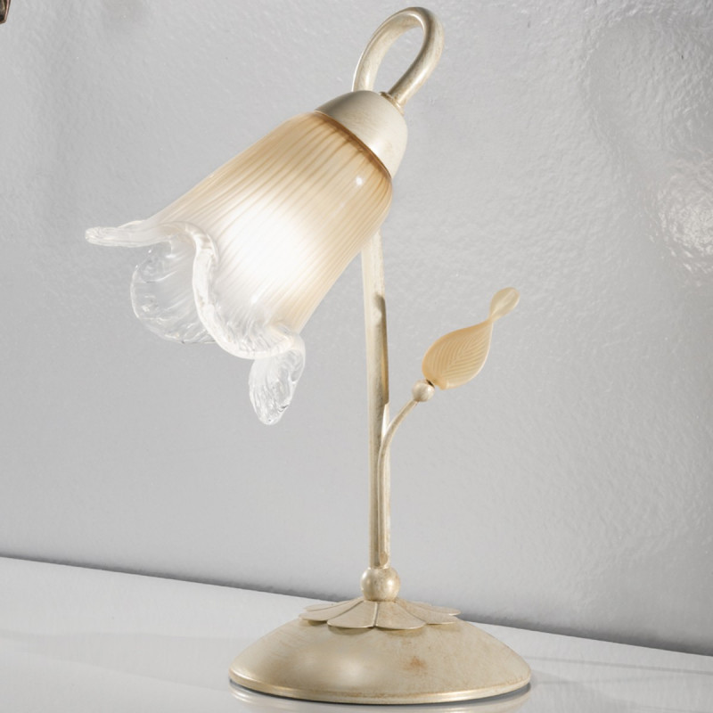 LUMETTO 1006LLU VERSIONE AVORIO-ORO ACCESO