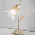 LUMETTO 1006LLU VERSIONE AVORIO-ORO ACCESO