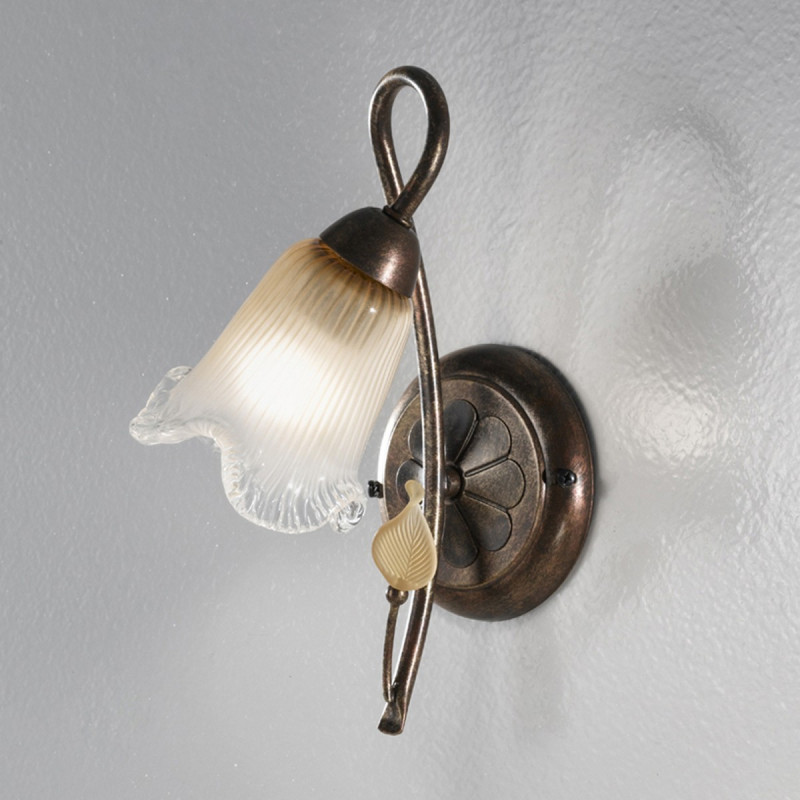 APPLIQUE CLASSICA STILE FERRO BATTUTO OTTONE-RAME