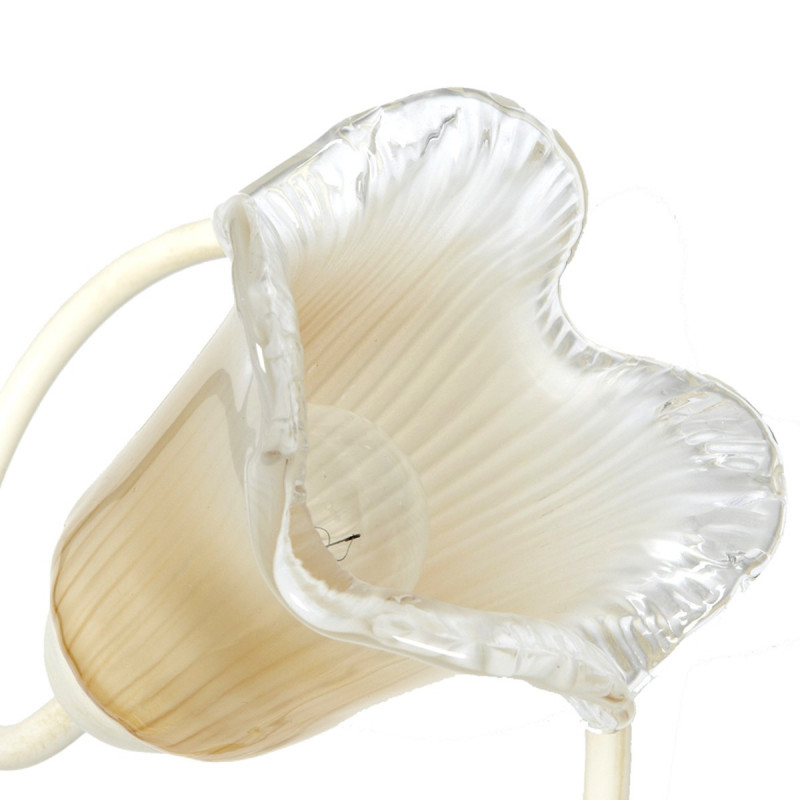 PLAFONIERA CLASSICA 3 LUCI STILE FERRO BATTUTO AVORIO-ORO LAMPADARIO MADE IN ITALY