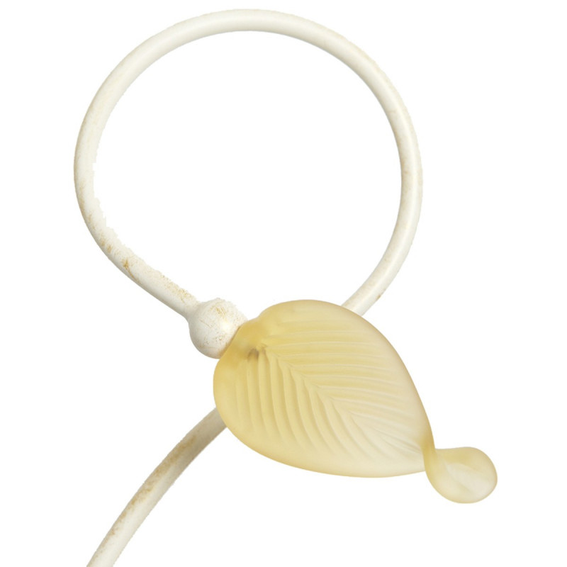 Plafoniera classica 4 luci stile ferro battuto Avorio-Oro lampadario MADE in ITALY