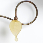 Plafoniera classica 5 luci stile ferro battuto Ottone-Rame lampadario MADE in ITALY