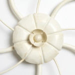 Plafoniera classica 6 luci stile ferro battuto Avorio-Oro lampadario MADE in ITALY