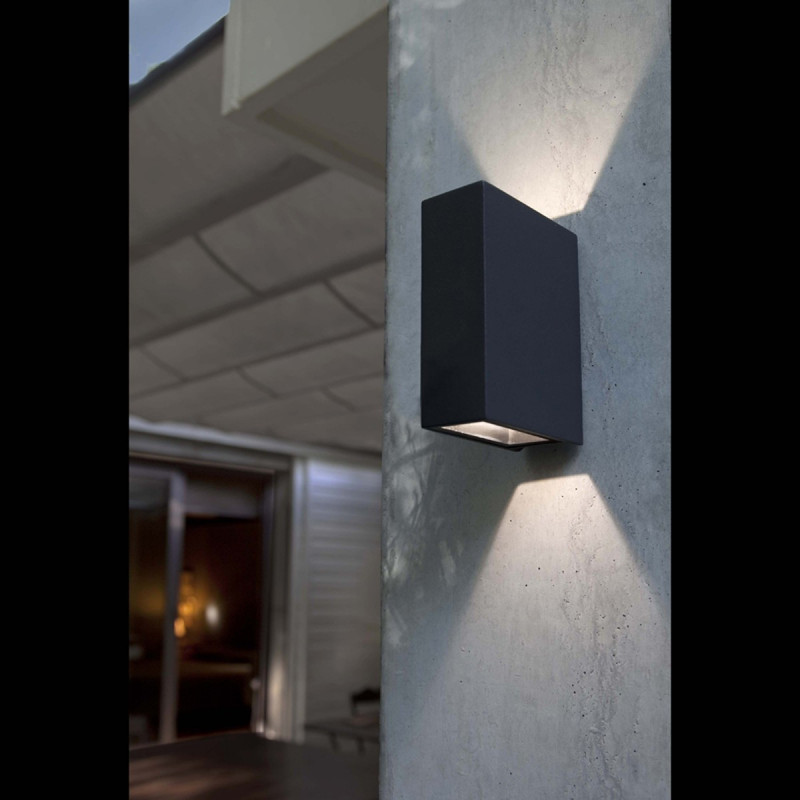 CRATA APPLIQUE LED BIEMISSIONE PER ESTERNO
