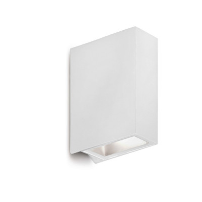 Crata Bianco - Applique Led Biemissione Per Esterno...