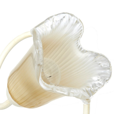 Plafoniera classica 2 luci stile ferro battuto Avorio-Oro...