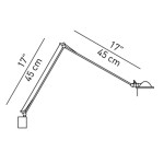 Luceplan Berenice Parete Bracci 45 Cm