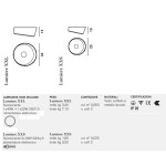 FOSCARINI LUMIERE XXL-XXS PARETE SOFFITTO - SCHEDA