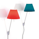 LUCEPLAN COSTANZINA PARETE - ROSSO E BLU PETROLIO LUCEPLAN COSTANZINA PARETE - ROSSO E BLU PETROLIO