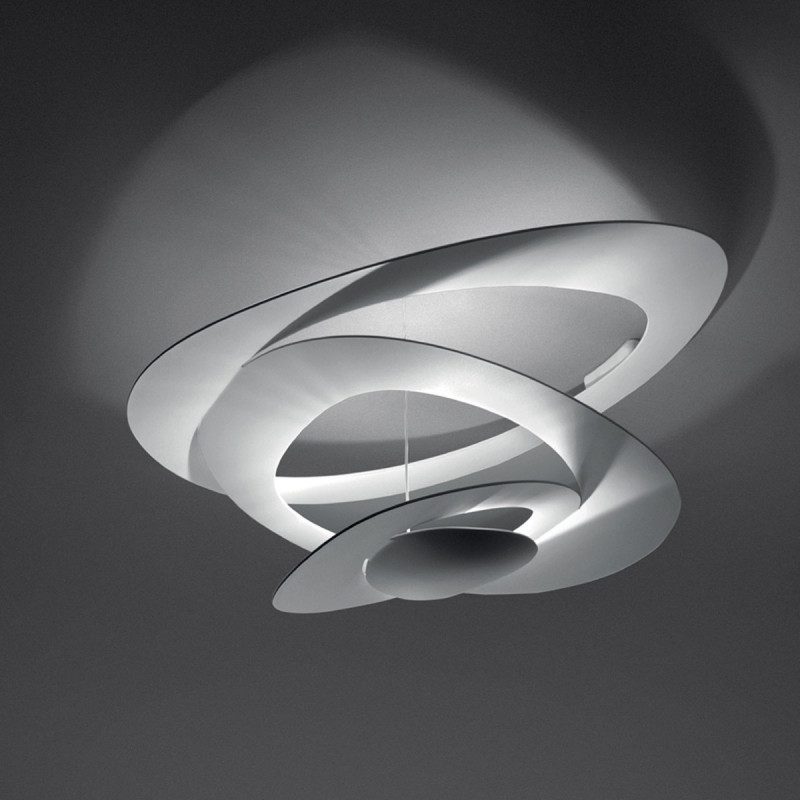 ARTEMIDE PIRCE SOFFITTO D. 97 CM HALO BIANCO - ACCESA