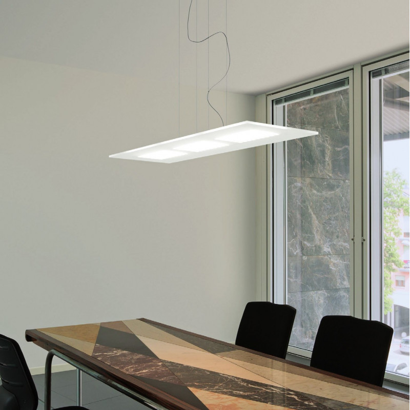 Dublight LED Sospensione Rettangolare cm 100
