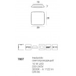 MyWhite LED Plafoniera Quadra Piccola Esterno
