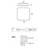 MyWhite LED Plafoniera Quadra Grande Esterno