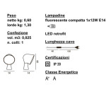 FOSCARINI BINIC - SCHEDA TECNICA