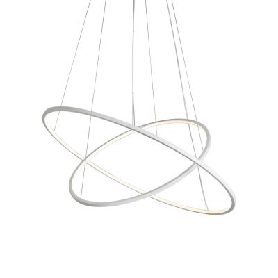 Biluce Opposit Lampada Sospensione Led Con Anelli 95 cm