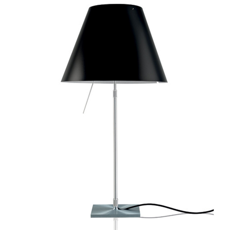 LUCEPLAN COSTANZA TAVOLO NERO LIQUIRIZIA