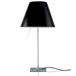 LUCEPLAN COSTANZA TAVOLO NERO LIQUIRIZIA