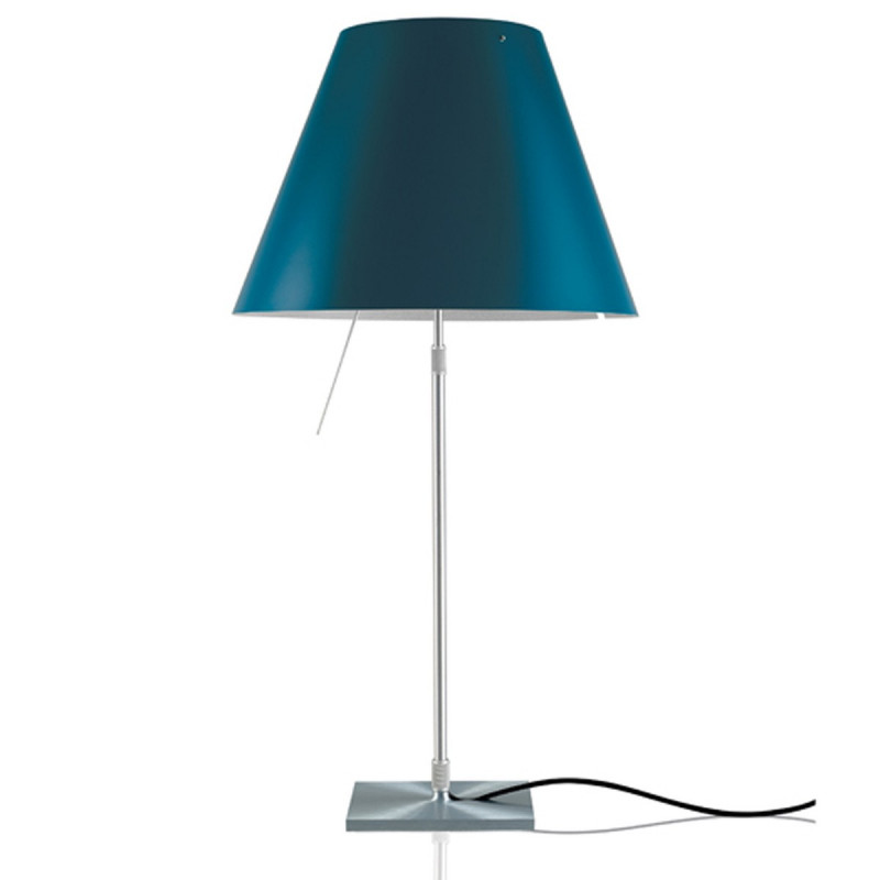LUCEPLAN COSTANZA TAVOLO BLU PETROLIO