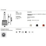 Foscarini Tress Grande Sospensione - scheda tecnica