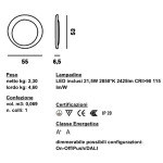 FOSCARINI BAHIA MINI LED - SCHEDA TECNICA