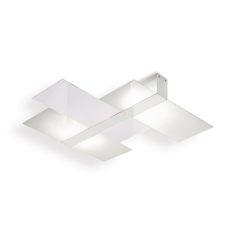 Linea Light Triad Plafoniera cm 62 - Bianco-Bianco