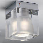FABBIAN CUBETTO FARETTO SOFFITTO VERO CRISTALLO TRASPARENTE FABBIAN CUBETTO FARETTO SOFFITTO VERO CRISTALLO TRASPARENTE