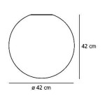 DIOSCURI PARETE-SOFFITTO 42 CM - MISURE