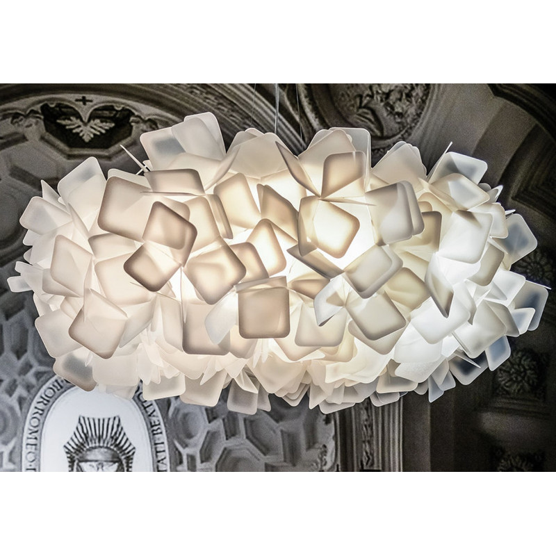 SLAMP CLIZIA LARGE GRANDE 78 CM BIANCO - Ambient