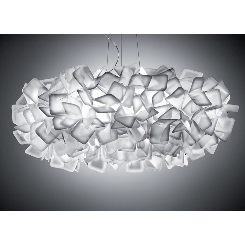SLAMP CLIZIA LARGE GRANDE 78 CM BIANCO (WHITE) ACCESO