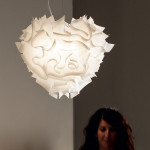 SLAMP VELI Lampada Sospensione Large 60 cm Bianco Opal Ambient