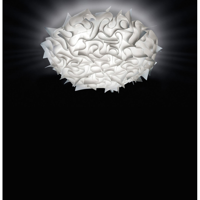 SLAMP VELI Plafoniera LARGE 76 cm - Bianco Opal Accesa