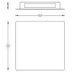 Biluce MATTONELLA - scheda misure Biluce MATTONELLA - scheda misure