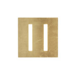 Biluce TRATTO 21 cm Plafoniera LED 12W Quadrata Extra Piatta Oro