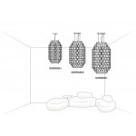 Slamp Chantal M Lampada a Sospensione 50 cm LED 70W