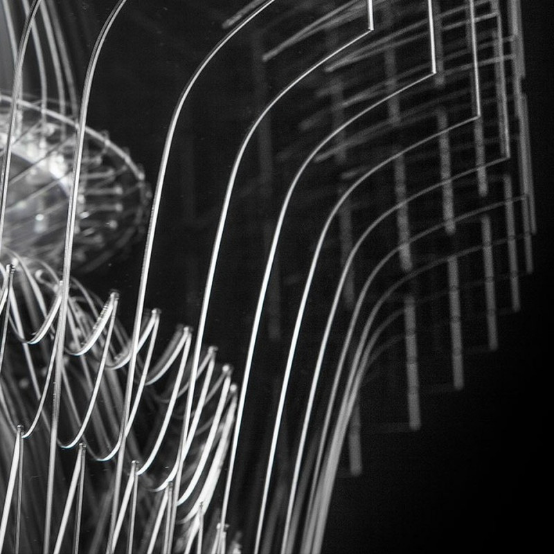 Slamp Aria Transparent L Lampada a Sospensione 70 cm LED 70W