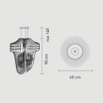Slamp Aria Transparent M Lampada a Sospensione 60 cm LED 35W Slamp Aria Transparent M Lampada a Sospensione 60 cm LED 35W